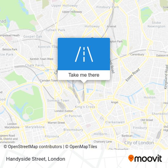 Handyside Street map