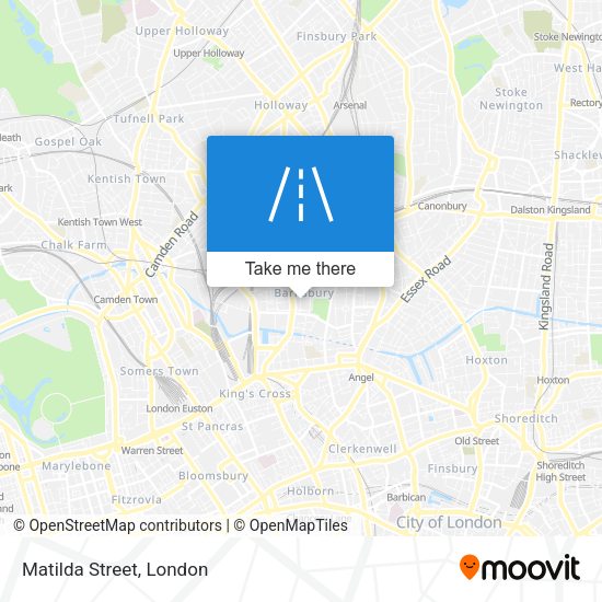 Matilda Street map