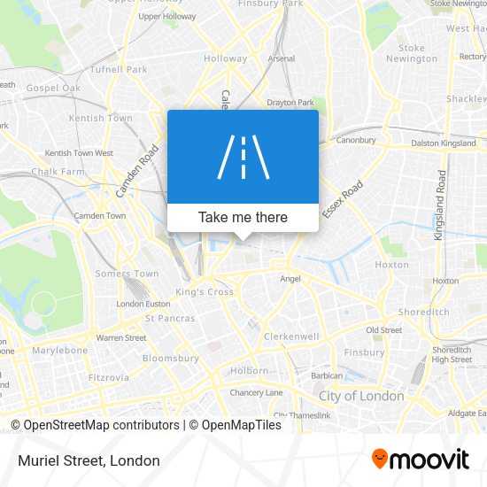 Muriel Street map