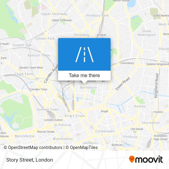 Story Street map