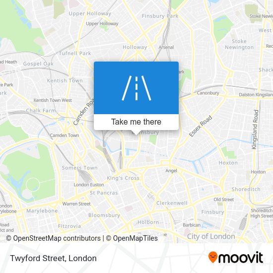 Twyford Street map