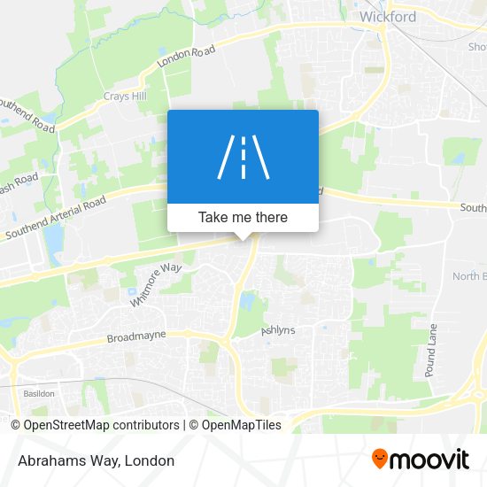 Abrahams Way map