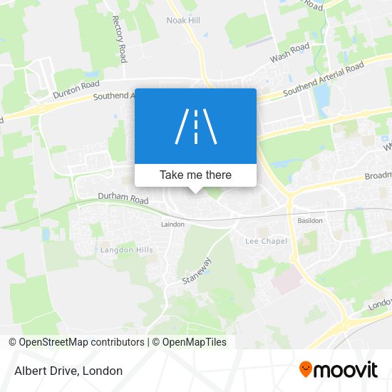 Albert Drive map