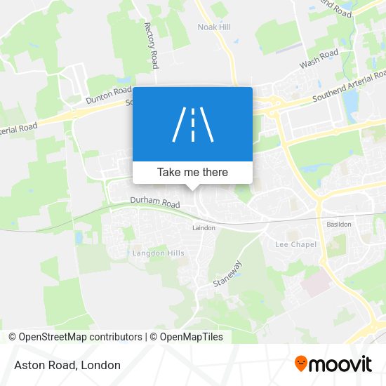 Aston Road map