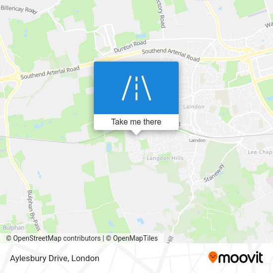 Aylesbury Drive map