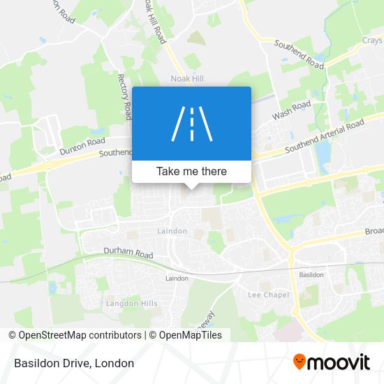 Basildon Drive map