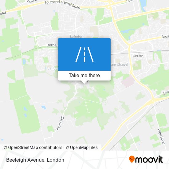 Beeleigh Avenue map