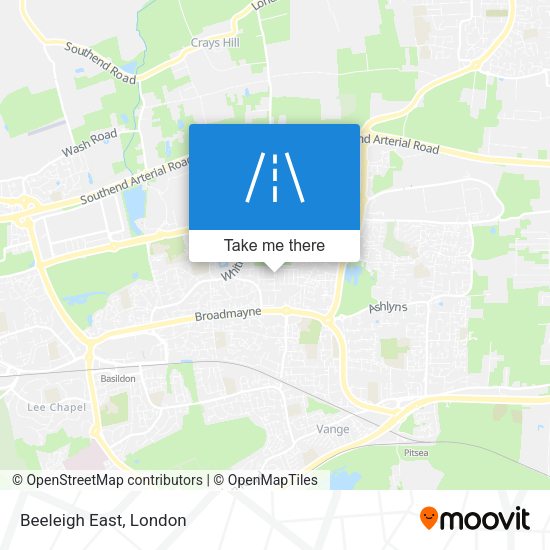 Beeleigh East map