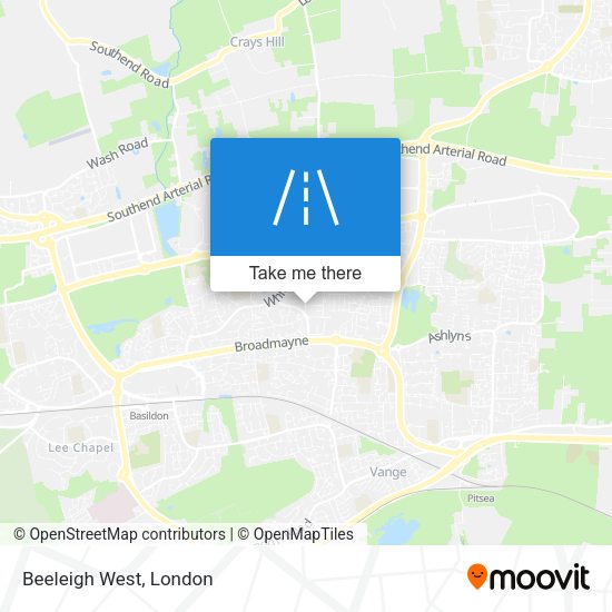 Beeleigh West map