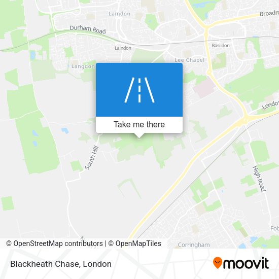 Blackheath Chase map