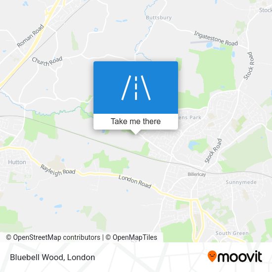 Bluebell Wood map