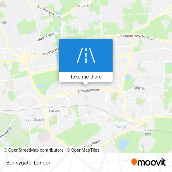 Bonnygate map