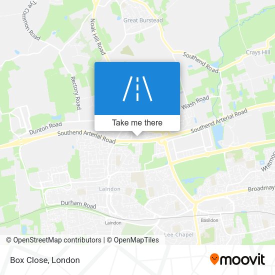 Box Close map