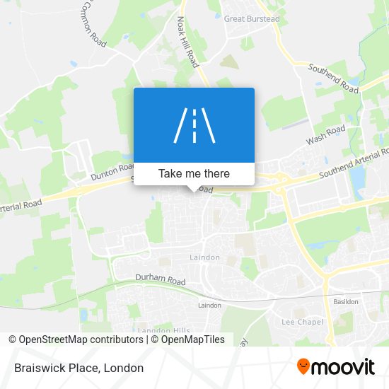 Braiswick Place map