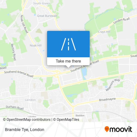 Bramble Tye map