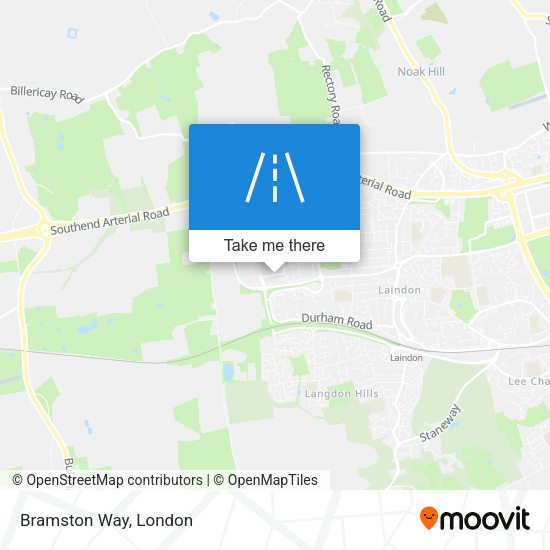 Bramston Way map
