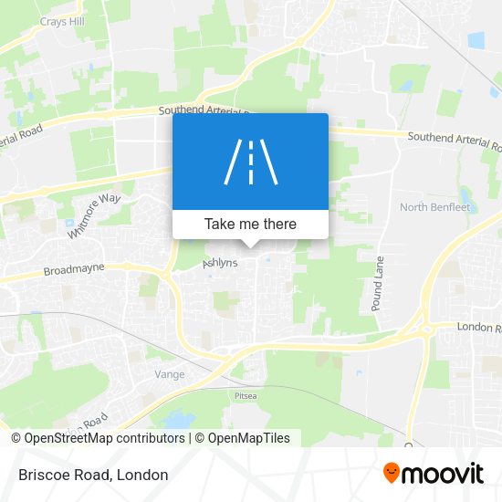 Briscoe Road map