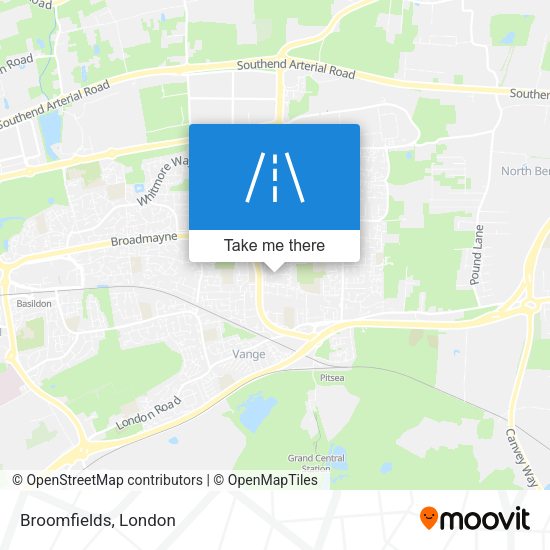 Broomfields map