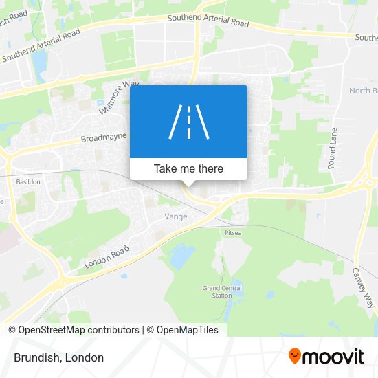 Brundish map