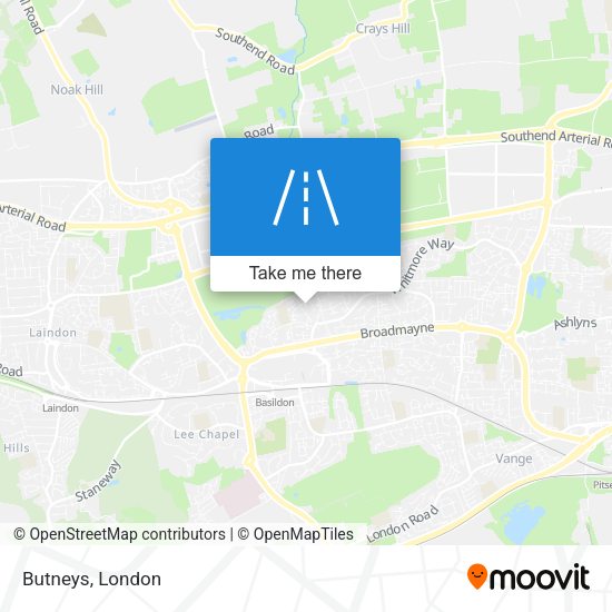Butneys map