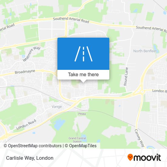 Carlisle Way map