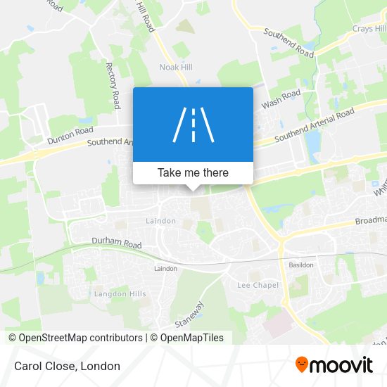 Carol Close map