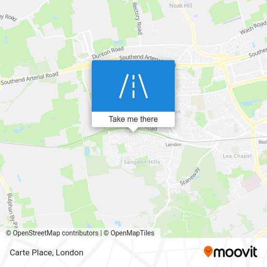 Carte Place map