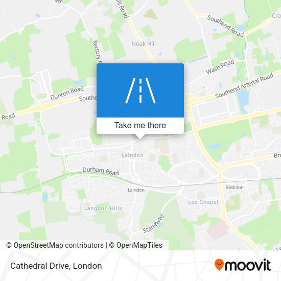 Cathedral Drive map