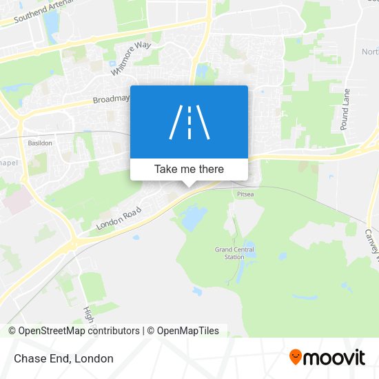 Chase End map