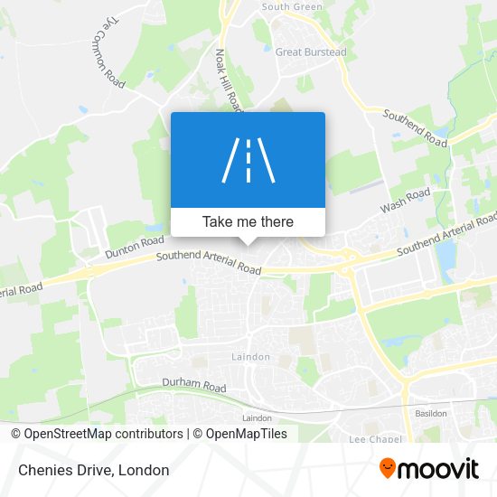 Chenies Drive map