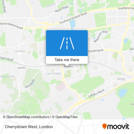 Cherrydown West map