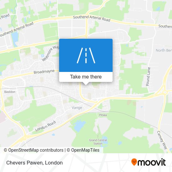 Chevers Pawen map
