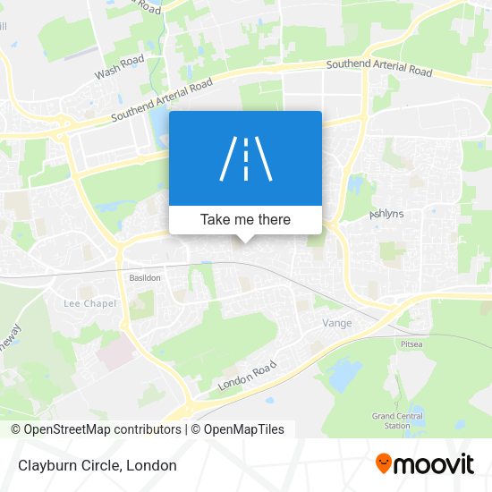 Clayburn Circle map