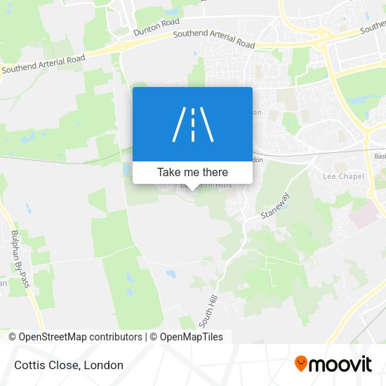 Cottis Close map