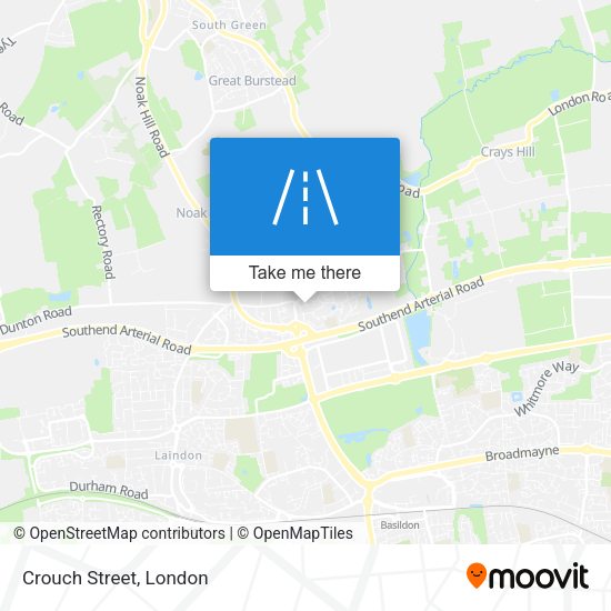 Crouch Street map