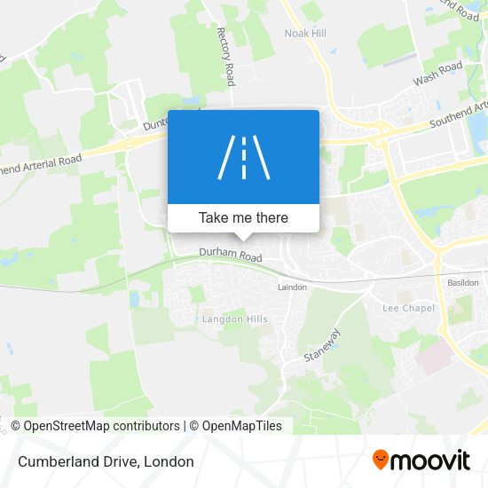 Cumberland Drive map