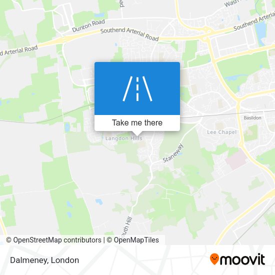Dalmeney map