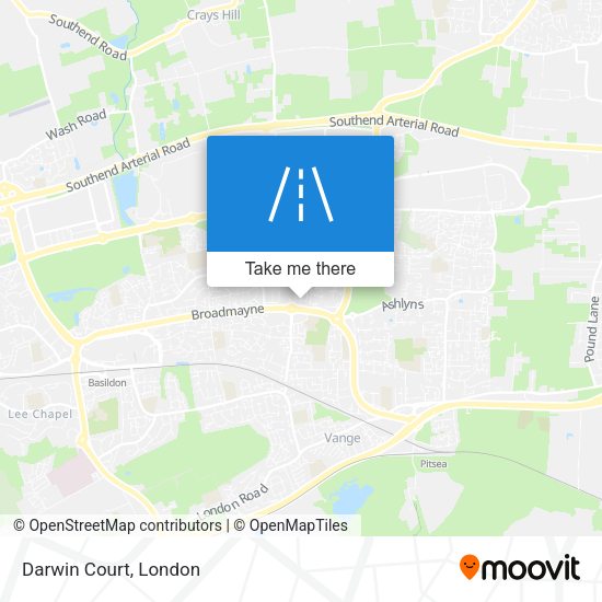 Darwin Court map