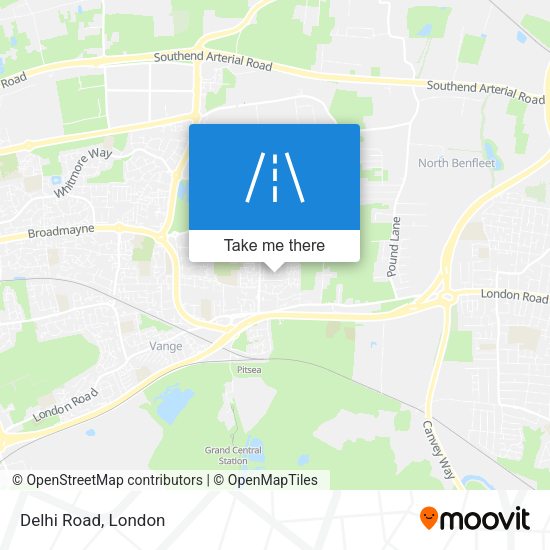 Delhi Road map