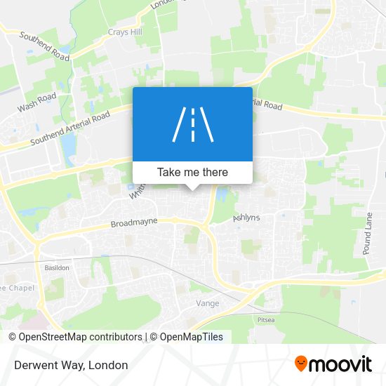 Derwent Way map