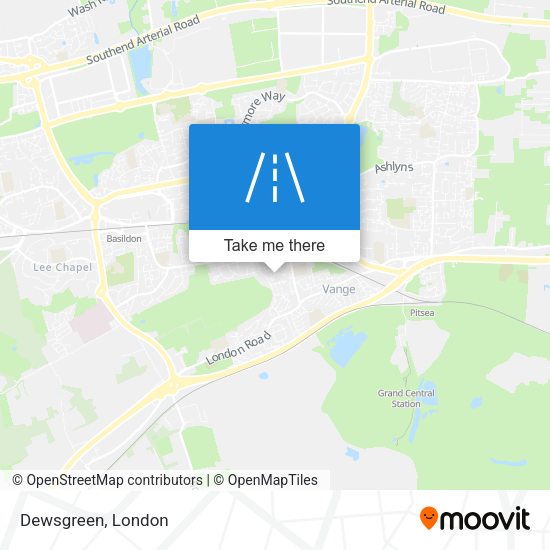 Dewsgreen map