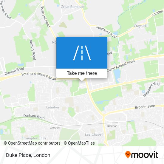 Duke Place map