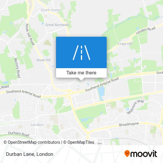 Durban Lane map