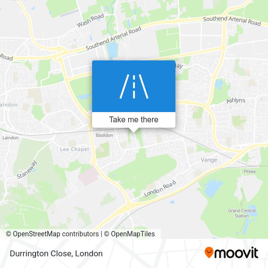 Durrington Close map