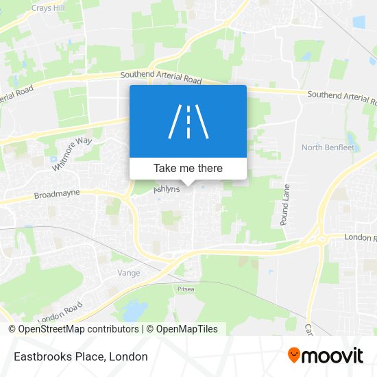 Eastbrooks Place map