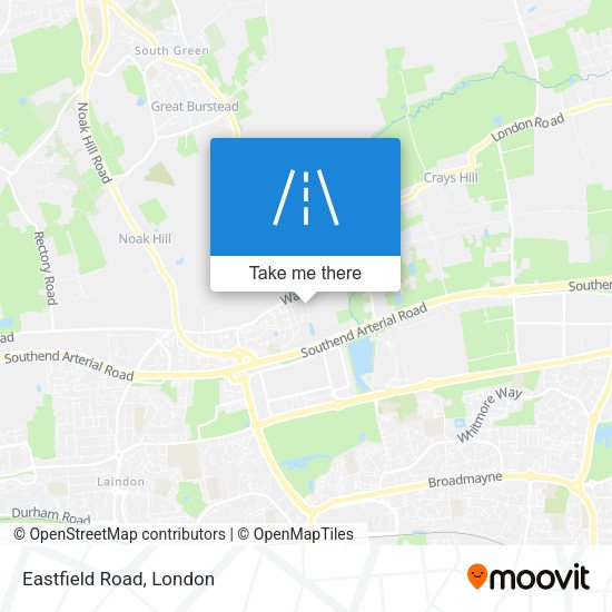 Eastfield Road map