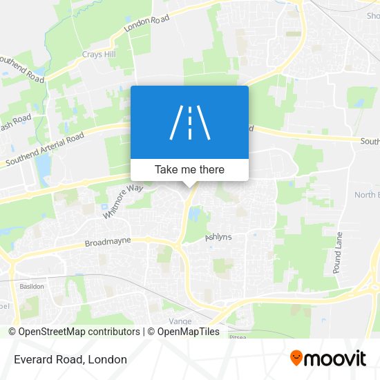 Everard Road map