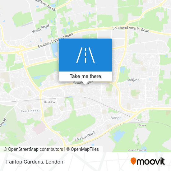 Fairlop Gardens map
