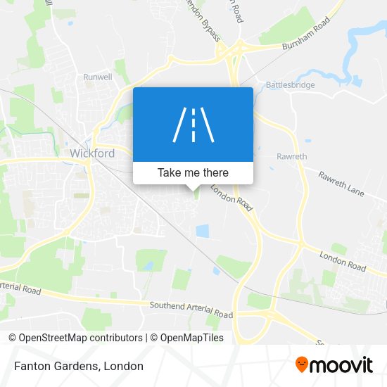 Fanton Gardens map