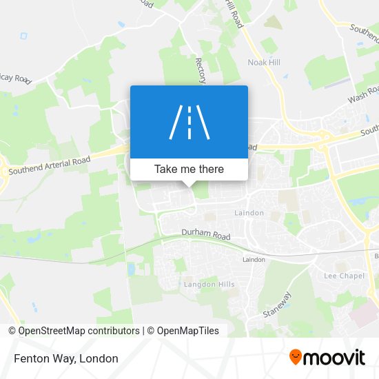 Fenton Way map
